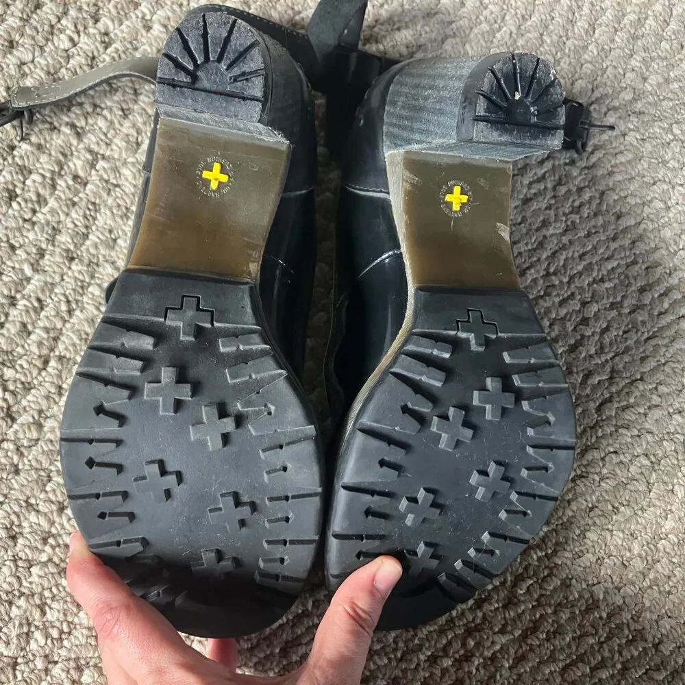 Dr. Martens Patent Leather Heels Vintage Rare - Picture 7 of 10